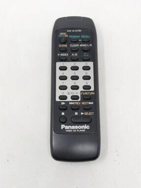 Panasonic Video CD Player Remote Control RAK-SL407WH RAKSL407WH